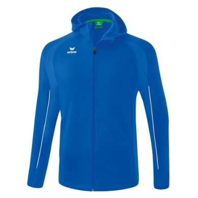 Erima Training Jacket Liga Star with Hood (durable and elastic functional material) royal blue/white Men