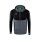 Erima Training Jacket Six Wings with Hood (Cotton Blend, Soft and Comfortable) Grey/Black Boys