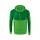 Erima Training Jacket Six Wings with Hood (Cotton Blend, Soft and Comfortable) Green/Emerald Boys