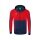 Erima Training Jacket Six Wings with Hood (Cotton Blend, Soft and Comfortable) Navy Blue/Red Men