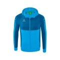 Erima Training Jacket Six Wings with Hood (Cotton Blend, Soft and Comfortable) Curacao Blue Men