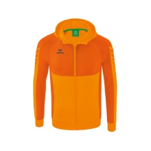 Erima Training Jacket Six Wings with Hood (Cotton Blend, Soft and Comfortable) Orange Boys