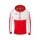 Erima Training Jacket Six Wings with Hood (Cotton Blend, Soft and Comfortable) Red/White Men