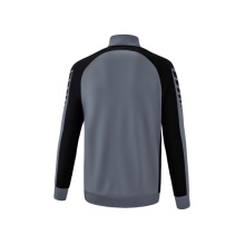 Erima Training Jacket Six Wings Worker (100% Polyester, Stand-up collar, durable) grey/black Men