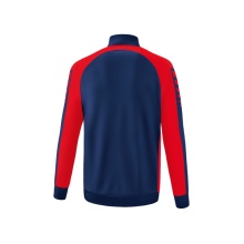 Erima Training Jacket Six Wings Worker (100% Polyester, Stand-up collar, durable) navy blue/red Boys