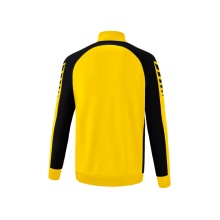 Erima Training Jacket Six Wings Worker (100% Polyester, Stand-up collar, durable) yellow/black Men