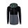 Erima Training Jacket Six Wings with Hood (Cotton Blend, Soft, Comfortable, Tailored Cut) Grey/Black Women