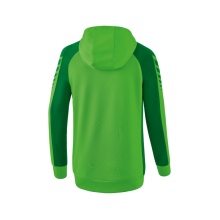 Erima Training Jacket Six Wings with Hood (Cotton Blend, Soft, Comfortable, Tailored Cut) Green/Emerald Women