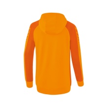 Erima Training Jacket Six Wings with Hood (Cotton Blend, Soft, Comfortable, Tailored Fit) Orange Women