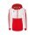 Erima Training Jacket Six Wings with Hood (Cotton Blend, Soft, Comfortable, Tailored Cut) Red/White Women