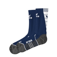 Erima Training Socks Crew navy blue/white - 1 Pair