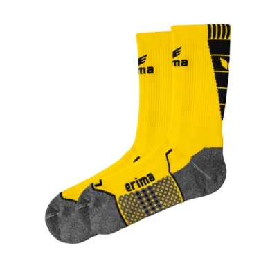 Erima Training Socks Crew yellow/black - 1 Pair