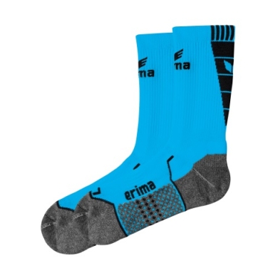 Erima Training Socks Crew Curacao Blue/Black - 1 Pair