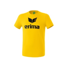 Erima Sport T-shirt Basic Promo Logo (100% Cotton) Yellow Men