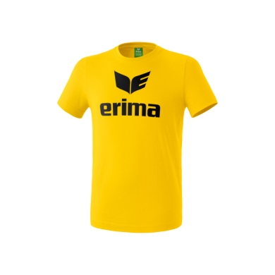 Erima Sport T-shirt Basic Promo Logo (100% Cotton) Yellow Men