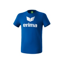 Erima Sport T-shirt Basic Promo Logo (100% Cotton) Royal Blue Boys