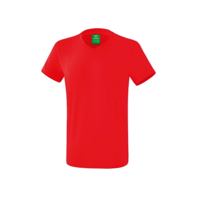 Erima Sport T-shirt Basic Style (100% Cotton, V-Neck) Red Men