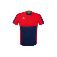 Erima Sport T-shirt Six Wings (100% Polyester, quick-drying, comfortable feel) navy blue/red Boys