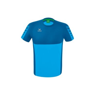 Erima Sport T-shirt Six Wings (100% Polyester, quick-drying, comfortable to wear) curacao blue Boys