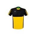 Erima Sport T-shirt Six Wings (100% Polyester, quick-drying, comfortable feel) yellow/black Men