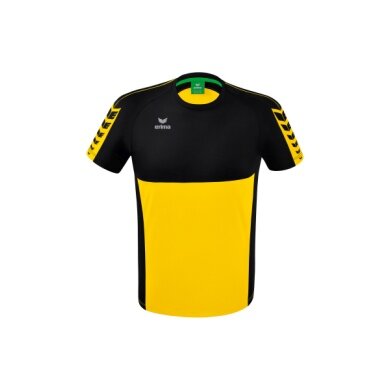 Erima Sport T-shirt Six Wings (100% Polyester, quick-drying, comfortable feel) yellow/black Boys