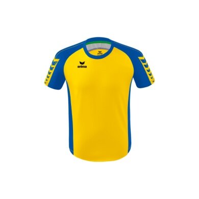 Erima Sport T-shirt Six Wings Jersey (100% Polyester, durable) yellow/royal blue Children