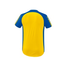 Erima Sport T-shirt Six Wings Jersey (100% Polyester, durable) yellow/royal blue Children