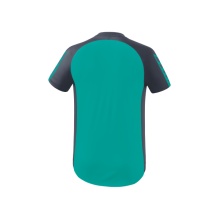 Erima Sport T-shirt Six Wings Jersey (100% Polyester, durable) petrol blue/grey Children