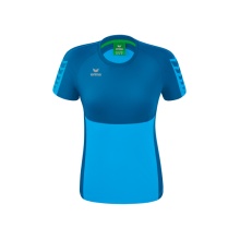 Erima Sport-Shirt Six Wings (100% Polyester, tailored cut, quick-drying) curacao blue Women