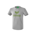 Erima Leisure T-shirt Essential - soft cotton - light grey/lime Men