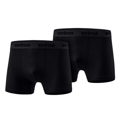 Erima Underwear Boxer Shorts (comfortable fit) black Men's - 2 pieces