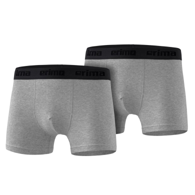 Erima Underwear Boxer Shorts (comfortable fit) grey Men's - 2 pieces