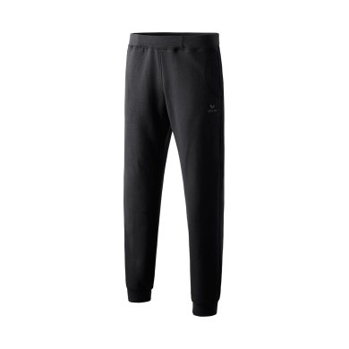 Erima Leisure Sweat Pants (Cotton blend, comfortable fit) black Men