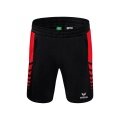 Erima Sport Pants Six Wings Worker Shorts short (100% Polyester, without inner slip, comfortable) black/red Boys