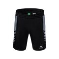 Erima Sport Pants Six Wings Worker Shorts short (100% Polyester, without inner slip, comfortable) black/grey Boys