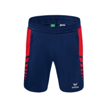 Erima Sports Shorts Six Wings Worker (100% Polyester, without inner lining, comfortable) short navy blue/red Men