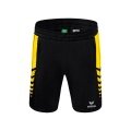 Erima Sports Shorts Short Six Wings Worker (100% Polyester) short black/yellow Men