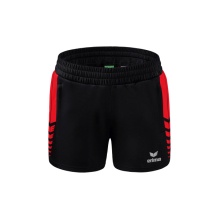 Erima sports shorts Short Six Wings Worker (100% Polyester) short black/red Women