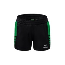 Erima Sports Shorts Short Six Wings Worker (100% Polyester) short black/emerald Women