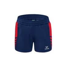 Erima sports shorts Short Six Wings Worker (100% Polyester) short navy blue/red Women