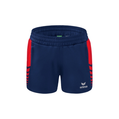 Erima sports shorts Short Six Wings Worker (100% Polyester) short navy blue/red Women