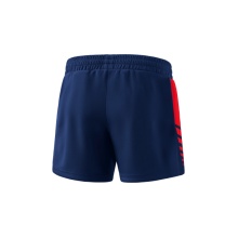 Erima sports shorts Short Six Wings Worker (100% Polyester) short navy blue/red Women