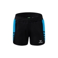 Erima sports shorts Short Six Wings Worker (100% Polyester) short black/curacao blue Women