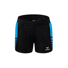 Erima sports shorts Short Six Wings Worker (100% Polyester) short black/curacao blue Women