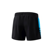 Erima sports shorts Short Six Wings Worker (100% Polyester) short black/curacao blue Women