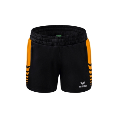 Erima Sports Shorts Short Six Wings Worker (100% Polyester) short black/orange Women