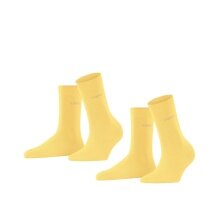 Esprit Daily Socks Crew Basic Uni (soft cotton) yellow Women - 2 pairs