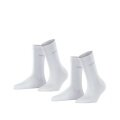 Esprit Daily Socks Crew Basic Uni (soft cotton) white Women - 2 Pairs