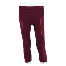 Falke Base Layer 3/4 Tight Warm (Moisture and Temperature Regulation) Underwear Dark Red Women