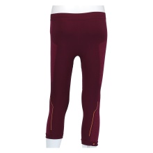 Falke Base Layer 3/4 Tight Warm (Moisture and Temperature Regulation) Underwear Dark Red Women